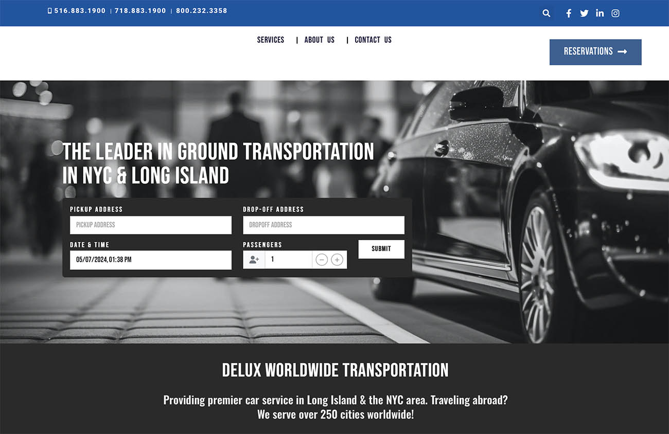 Delux Worldwide Transportation client